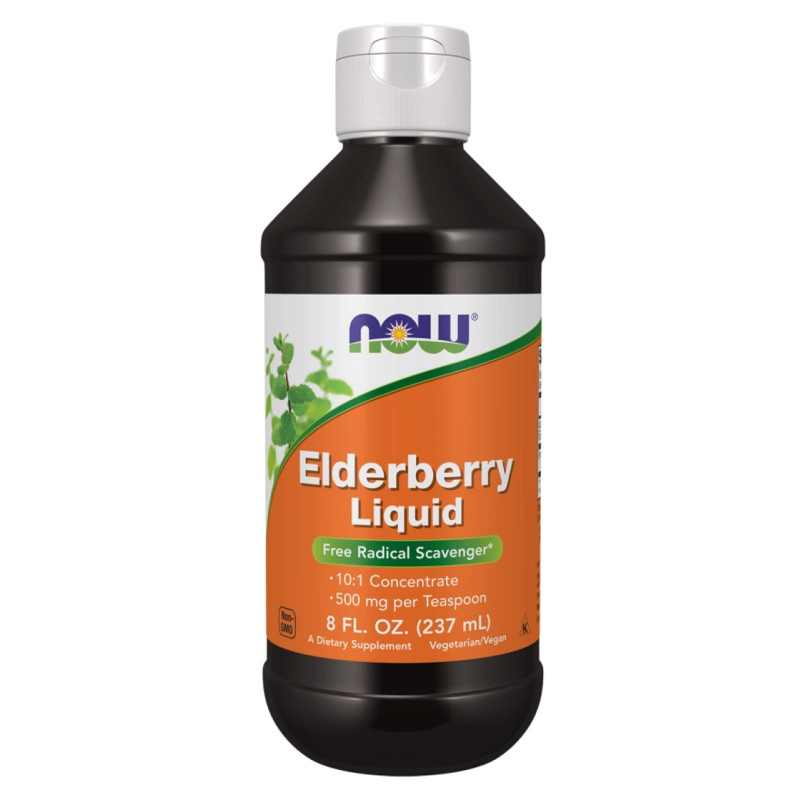 Wsparcie Odporności Now Foods Bez czarny(Elderberry Liquid)płyn237ml