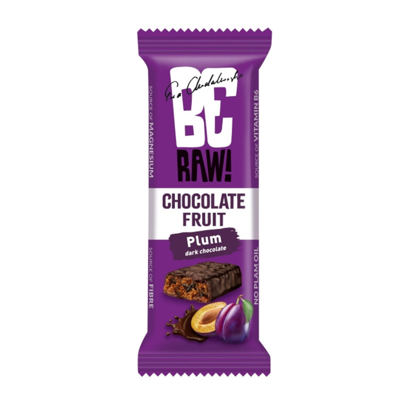 Baton BeRaw Baton Śliwka w Czekoladzie 40g