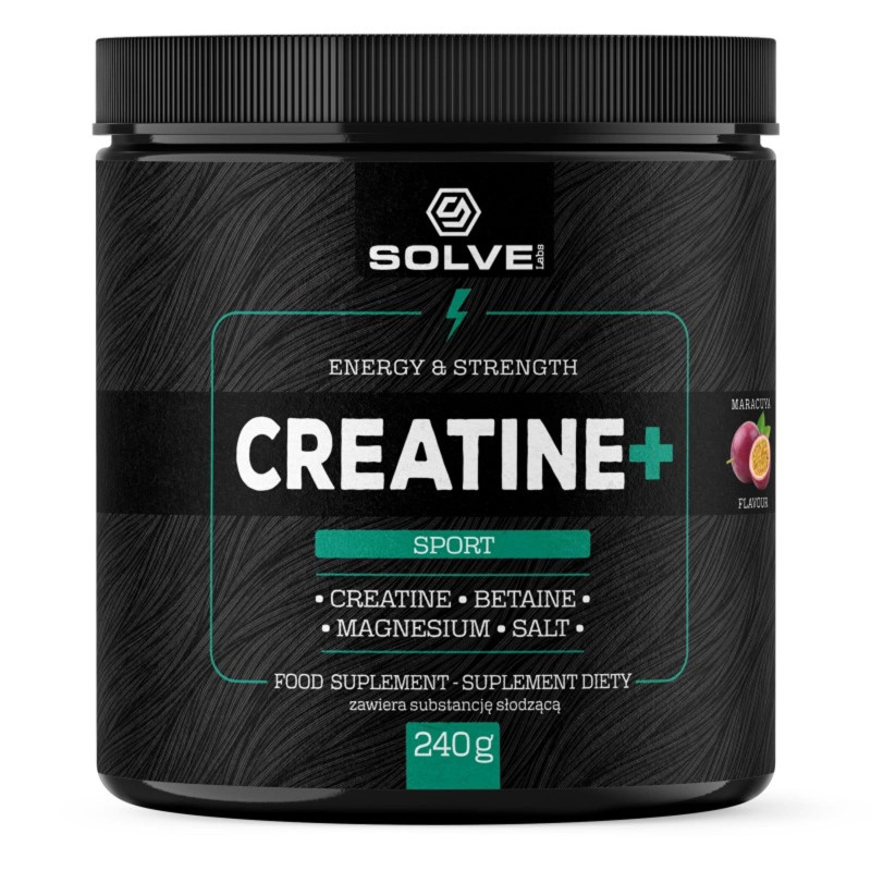 Monohydrat Kreatyny Magnez Solve Labs Creatine+ 240g