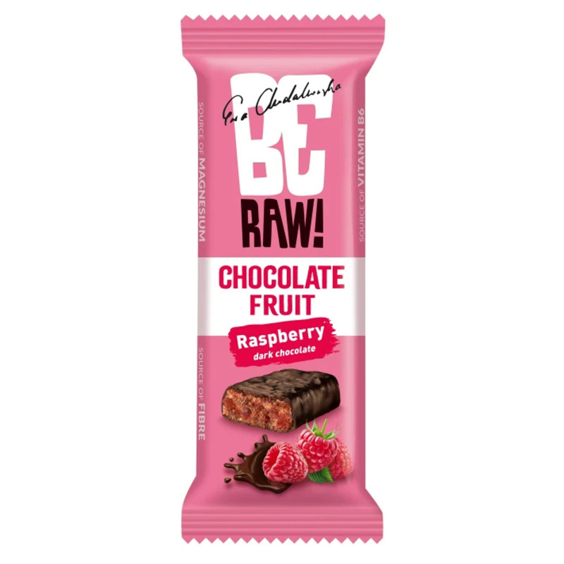 Baton BeRaw Baton Ciemna Czekolada z Maliną 40g