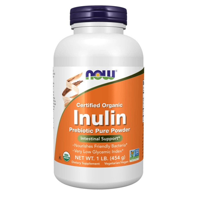 Prawidłowe Trawienie Now Foods Inulina proszek 454g