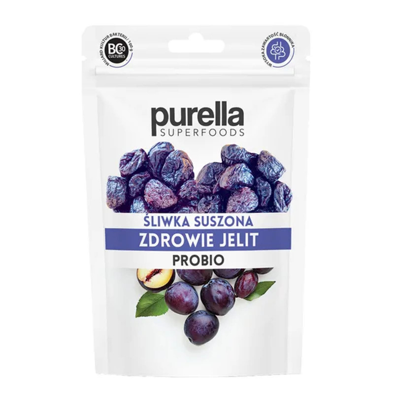 Zdrowa Żywność Owoce Suszone Purella Śliwka Probio 100g