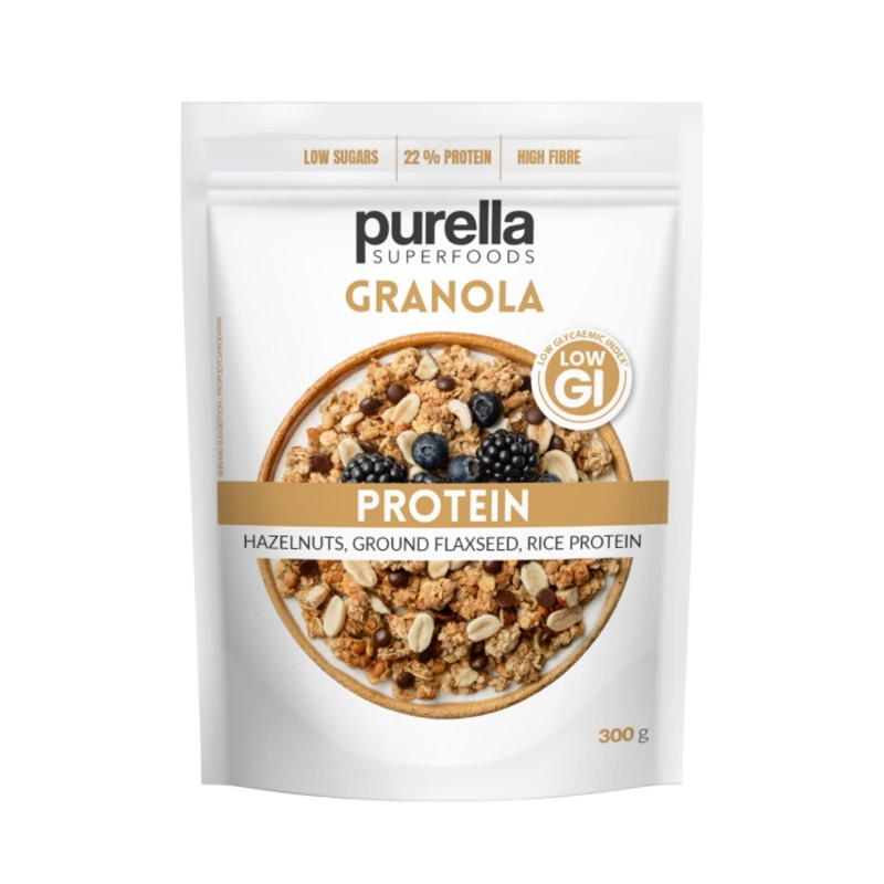 Zdrowa Żywność Wysokobiałkowy Purella Granola Protein 300g