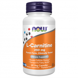 NOW L-Karnityna 250mg 60 kaps