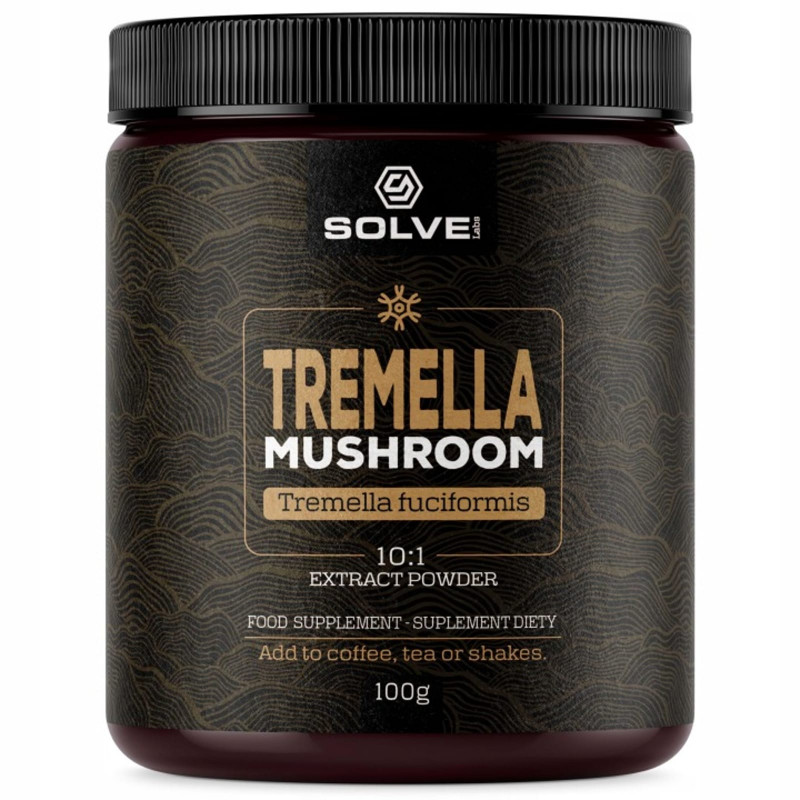 Antyoksydanty Solve Labs Tremella 10:1 Mushroom Powder 100g