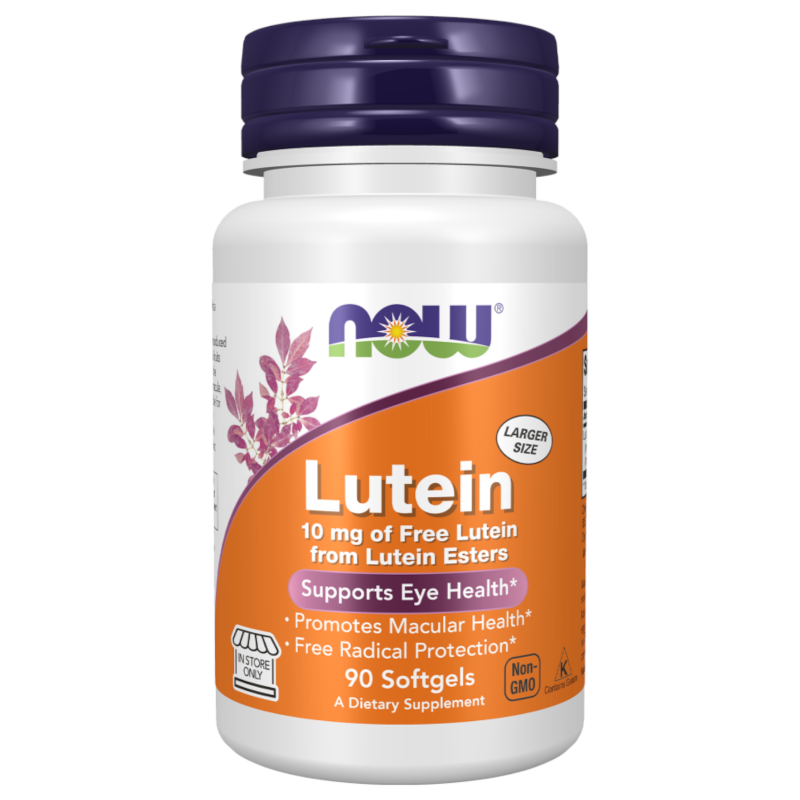 Oczy i Wzrok NOW LUTEINA 10 mg 90 kapsułek