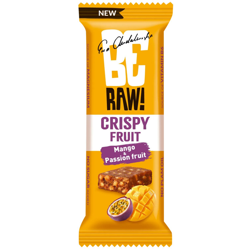 Baton Proteinowy BeRaw Crispy Fruit Mango&Passionfruit 40g