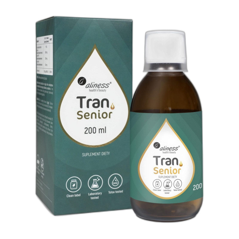 Aliness TranSENIOR+D34000IU 200 ml - suplement dla seniora