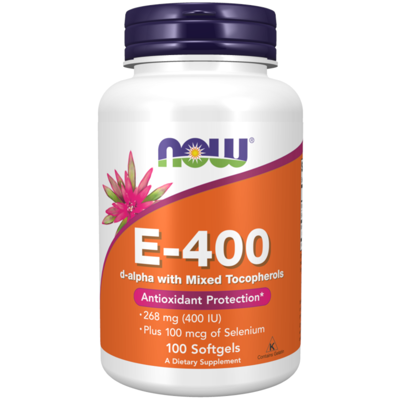 Witamina E Now Foods Witamina E-400 z selenem 100kaps