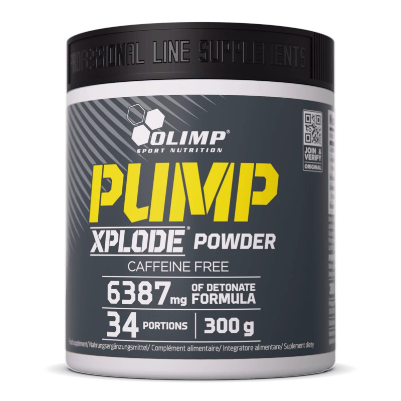 Suplement Przedtreningowy Bez Kofeiny Olimp Pump Xplode Powder 300g