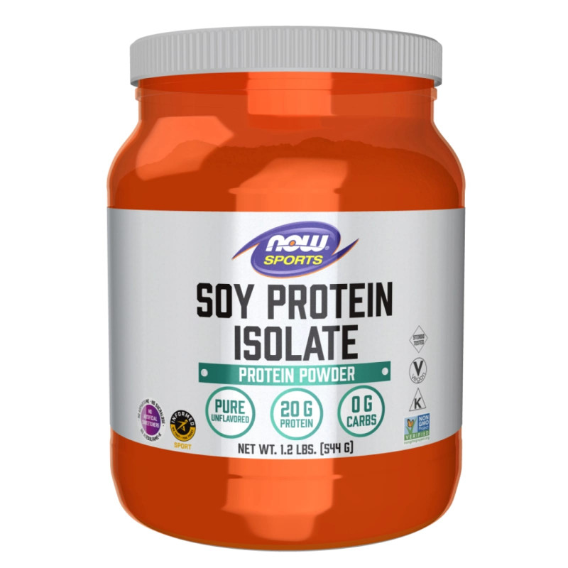 Odżywka Białkowa Wegańska Now Foods Soy protein-Izolat białka sojowego 544g