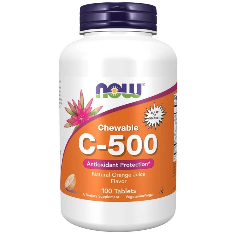 Witamina C Now Foods Witamina C 500 mg 100 tab do ssania
