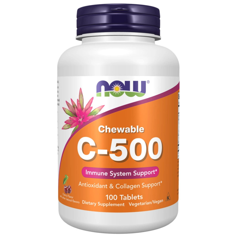 Witamina C Now Foods Witamina C 500 mg 100 tab do ssania