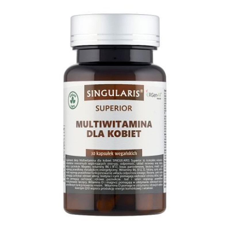 Witaminy i Minerały dla Kobiet Singularis Superior Multiwitamina dla Kobiet 30 kapsułek