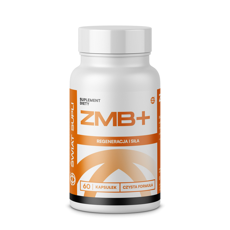 Witaminy i Minerały Magnez + Cynk + Witamina B6 Świat Supli ZMB+ 60 kap 330mg