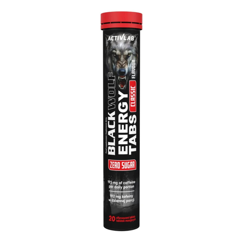 Energia i Koncentracja Activlab Black Wolf Energy Tabs 20tab