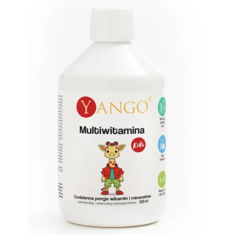 Witaminy dla Dzieci Yango Multiwitamina dla Dzieci w płynie 500 ml