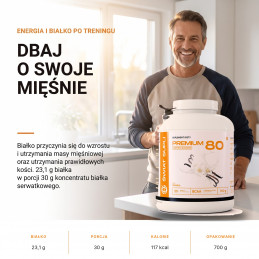 WPC Premium 80 700g Świat Supli – Dbaj o swoje mięśnie.