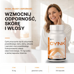 Cynk Świat Supli – Wzmocnij odporność, skórę i włosy.