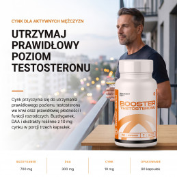 Booster testosteronu Świat Supli – Utrzymaj prawidłowy poziom testosteronu.