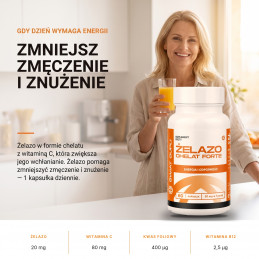 Żelazo chelat Forte Świat Supli – Zmniejsz zmęczenie i znużenie.