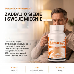 Magnez Chelatowany + Witamina B6 Świat Supli – Zadbaj o siebie i swoje mięśnie.