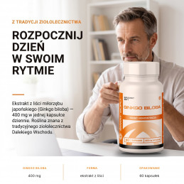 Ginkgo Biloba Świat Supli – Rozpocznij dzień w swoim rytmie.