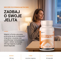 Cytrynian Magnezu Świat Supli – Uspokój się na wieczór.