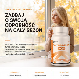 Witamina D3 Świat Supli – Zadbaj o swoją odporność na cały sezon.