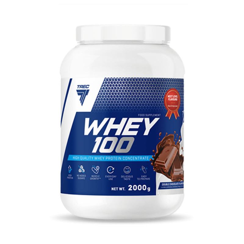 Trec Nutrition Whey 100 2000g 2000g - Odżywka Białkowa