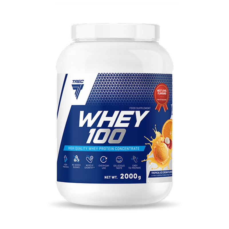 Trec Nutrition Whey 100 2000g 2000g - Odżywka Białkowa