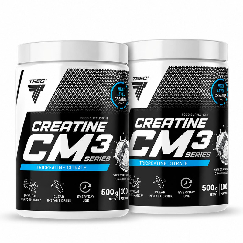 Wielopak 2x Trec Nutrition CM3 500g - cytrynian kreatyny