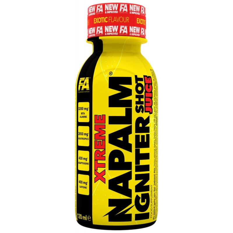 Suplement Przedtreningowy Wieloskładnikowy Fitness Authority Xtreme Napalm Igniter Shot 120ml