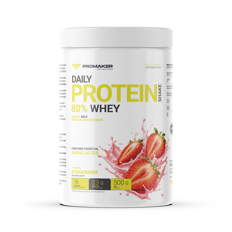 PROMAKER Daily Protein 500g - białko serwatkowe i białko mleka