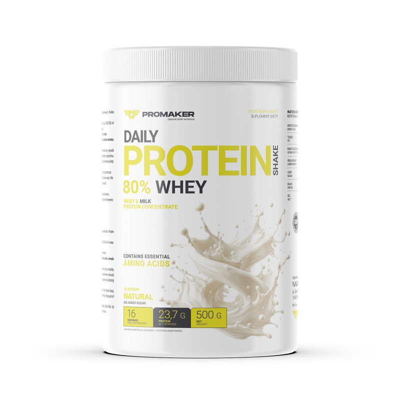PROMAKER Daily Protein 500g - białko serwatkowe i białko mleka