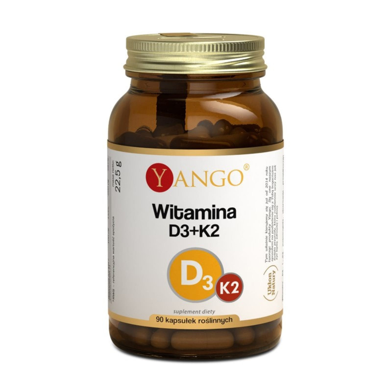 Yango Witamina D3 + K2 - 90 kaps