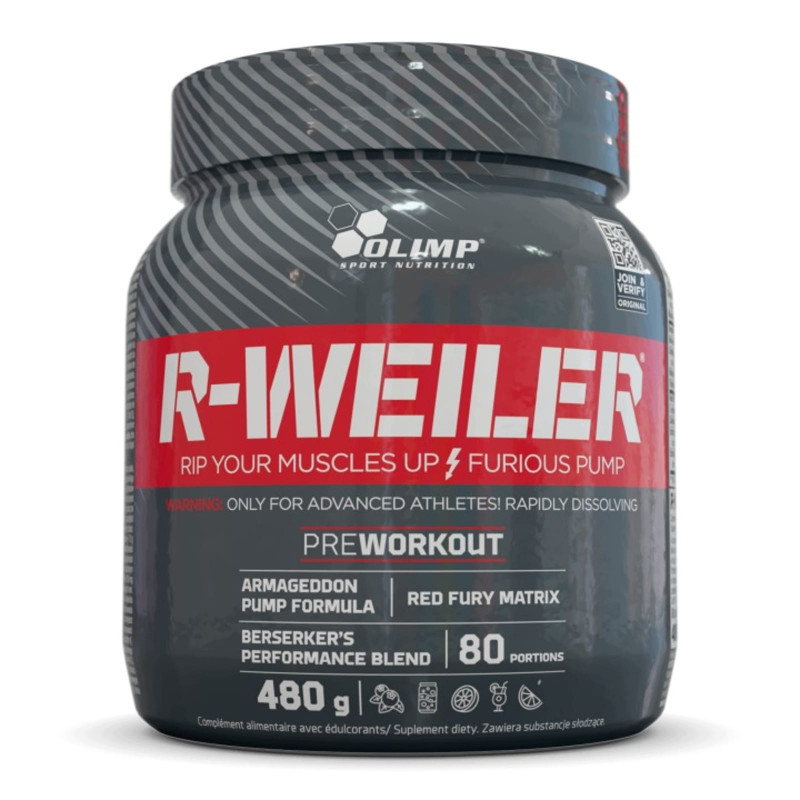 Suplement Przedtreningowy Wieloskładnikowy Olimp R-Weiler 480g