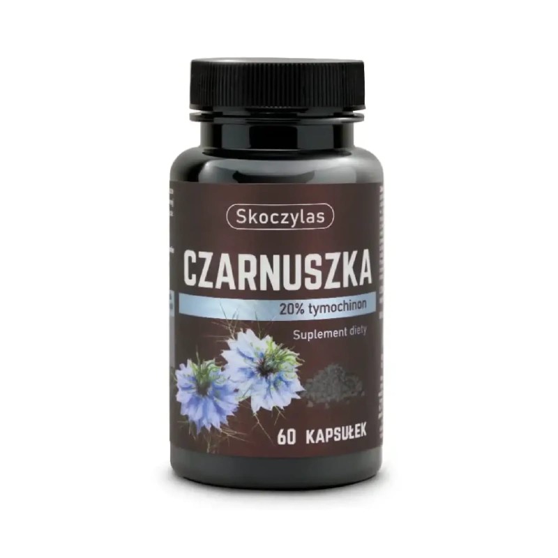 Skoczylas Czarnuszka 20% Tymochinon 60kap - wsparcie trawienia i równowaga cukru