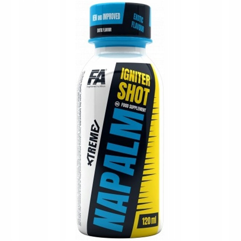 Shot przedtreningowy FA Xtreme Napalm Igniter 24 x120 ml Shot przedtreningowy FA Xtreme Napalm Igniter 24 x120 ml