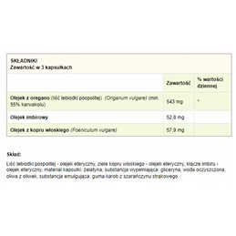 Now Oregano Oil Enteric 90 kaps