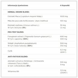 Booster testosteronu Olimp Sport Nutrition ForTest 120 kaps.