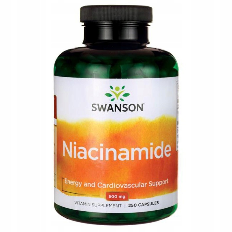 Suplement prozdrowotny - Swanson Niacinamide 500mg 250caps Suplement prozdrowotny - Swanson Niacinamide 500mg 250caps