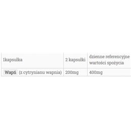 Minerały Swanson Calcium Citrate 200 mg 60 kaps