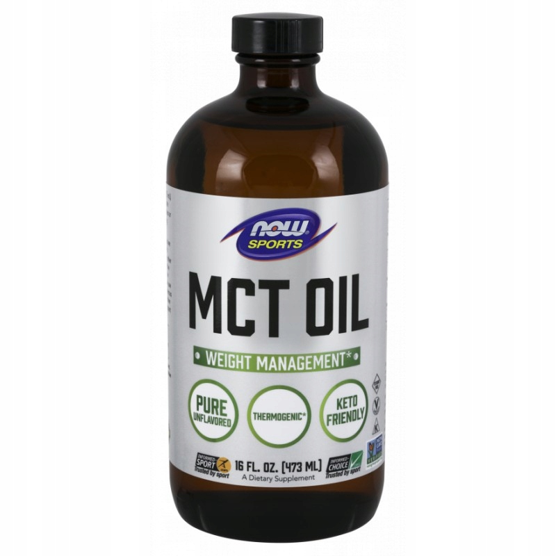 Olej MCT NOW FOODS MCT Oil Pure Liquid 473 ml Olej MCT NOW FOODS MCT Oil Pure Liquid 473 ml