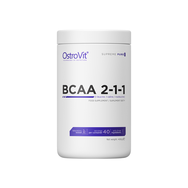 Aminokwasy OstroVit BCAA 2-1-1 400g Aminokwasy OstroVit BCAA 2-1-1 400g