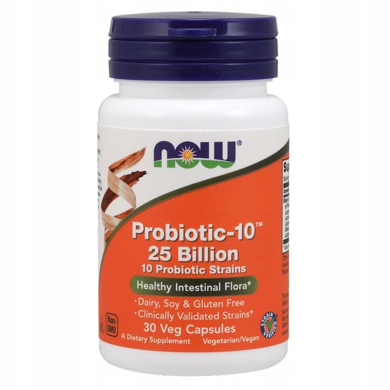 Probiotyk NOW Foods Probiotic-10 25 Billion 30 vkaps Probiotyk NOW Foods Probiotic-10 25 Billion 30 vkaps
