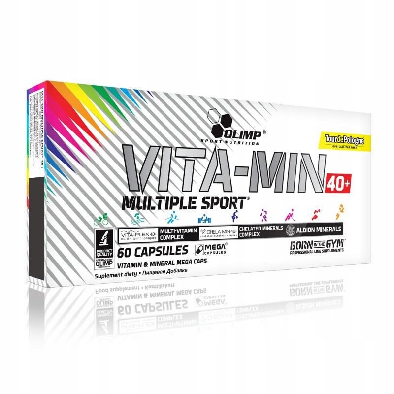 Kompleks witamin i minerałów Olimp VITA-MIN MULTIPLE SPORT 40+ 60 kaps Kompleks witamin i minerałów Olimp VITA-MIN MULTIPLE SPORT 40+ 60 kaps