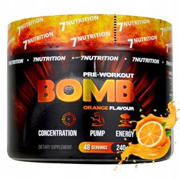 Suplement przedtreningowy 7Nutrition BOMB 240 g