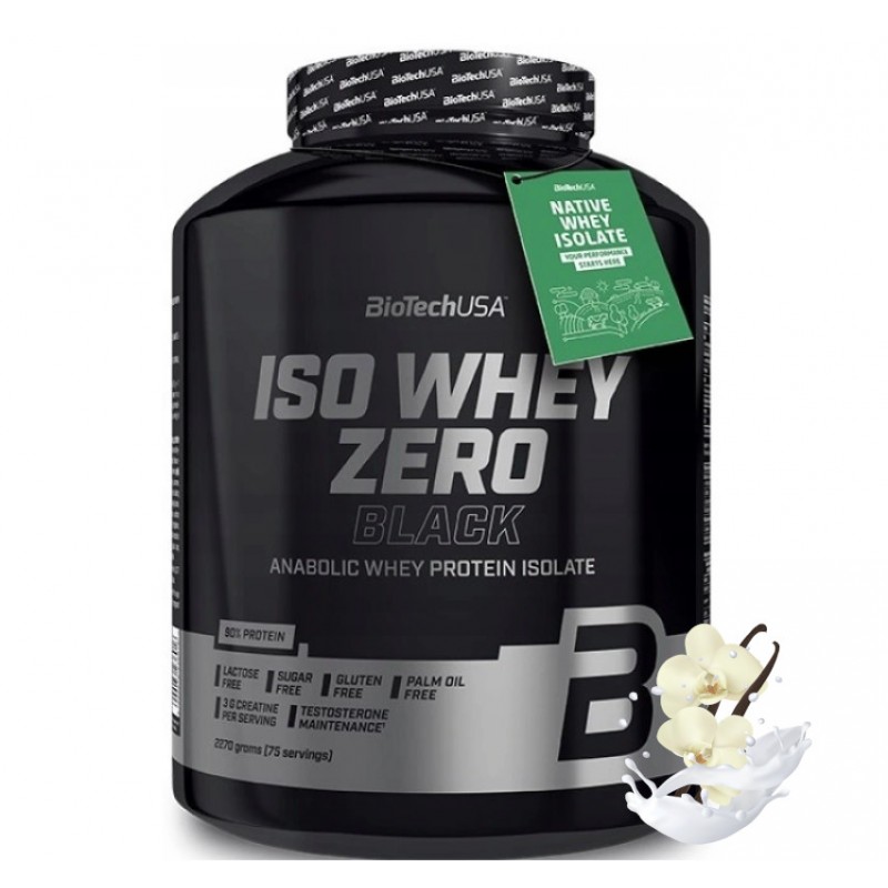 Odżywka białkowa BioTechUSA Iso Whey Zero Black 2,27kg Odżywka białkowa BioTechUSA Iso Whey Zero Black 2,27kg