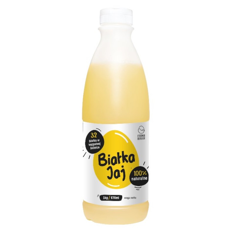 FARMA BIAŁKA 100% Płynne Białko Jaj 1 kg FARMA BIAŁKA 100% Płynne Białko Jaj 1 kg